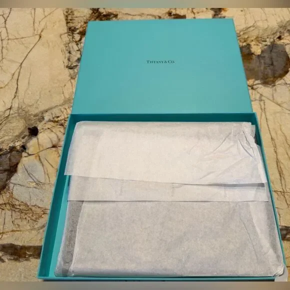 Tiffany & Co Large Black Leather Blue Box 2019 Journal Planner New Never Used - Picture 3 of 14